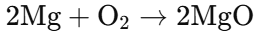 マグネシウムの酸化を表す化学反応式