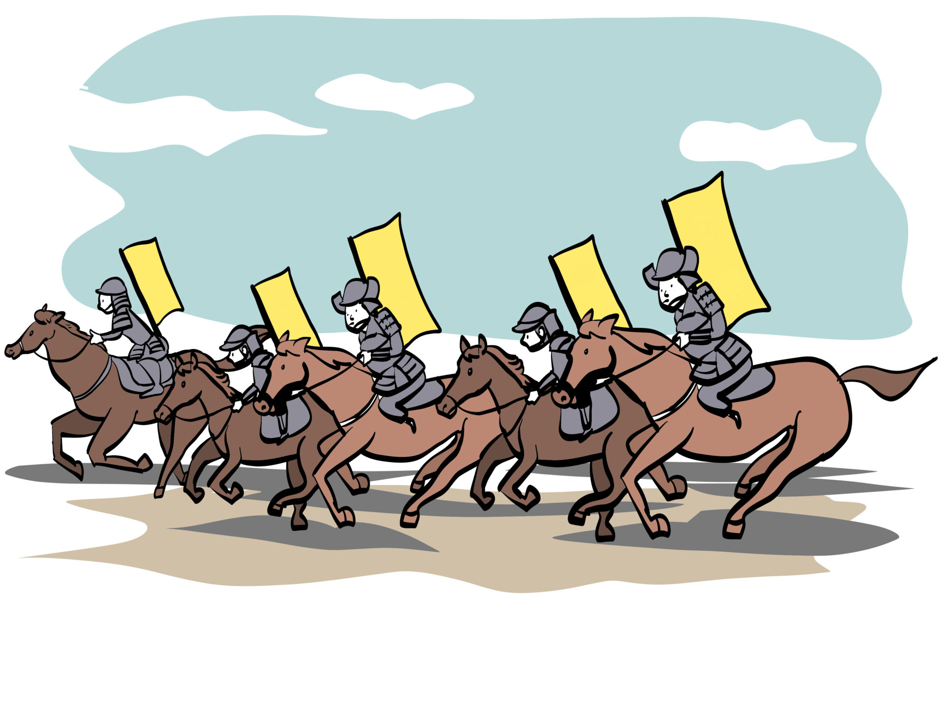 戦乱の騎馬隊