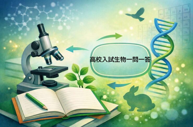 高校入試 生物 一問一答 頻出ポイントまとめ画像