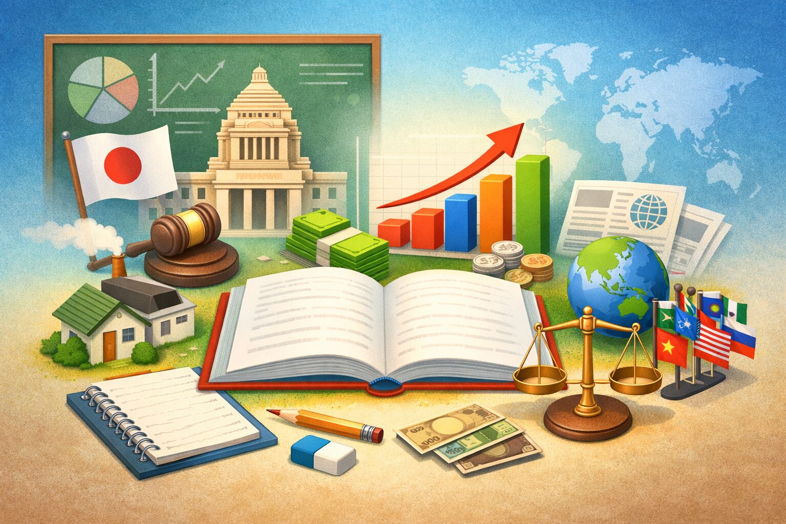 高校入試社会 公民の勉強イメージ